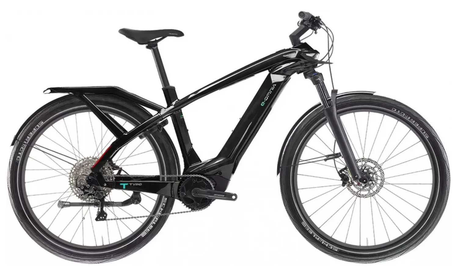 Фотографія Велосипед BIANCHI E-bike E-Omnia T-Type Deore 10s Bosh 500 Black XL